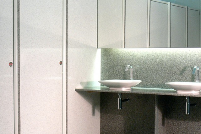 Grant Westfield washroom cubicles Facade Deco