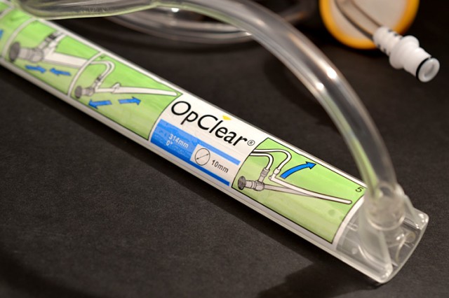 OpClear laparoscope cleaner carapace