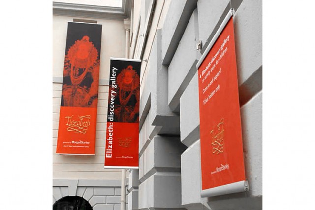 Praxis Mono banners at the National Maritime Museum